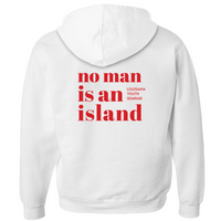 No Man Is An Island Zip Up Hoodies (Zip-up)