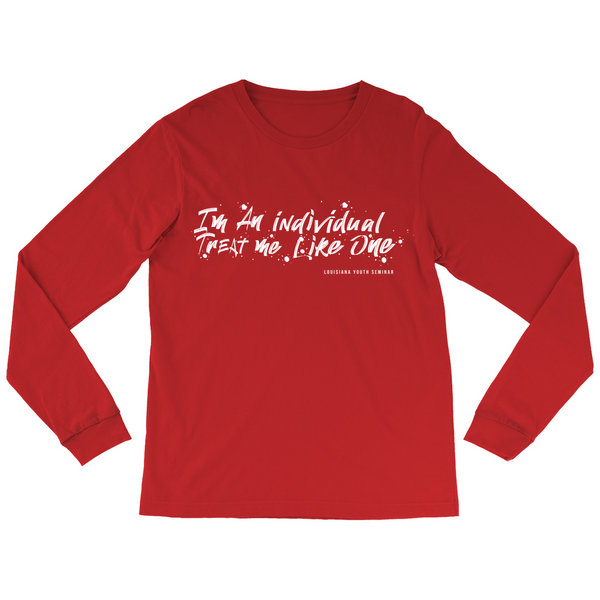 "I'm an Individual" Long Sleeve Shirts